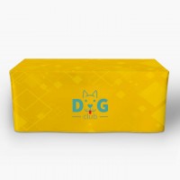 6' Fitted Custom Printed Trade Show Table Cloth