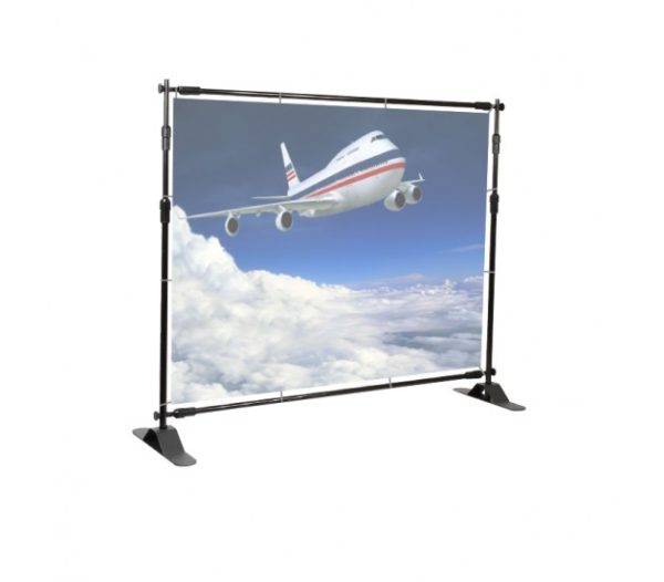 8'H x 9'W Backdrop Stand With Banner - Image 3