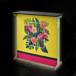 Backlit SEG Table For Trade Shows